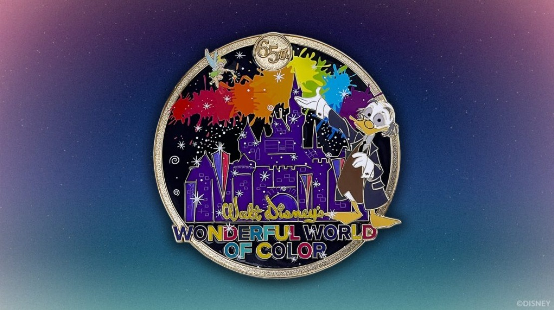 Walt Disney's Wonderful World of Color 65th Anniversary Pin