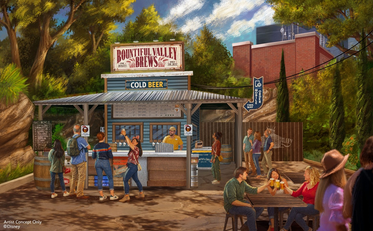 Bountiful Valley Brews coming soon to Disney California Adventure Park