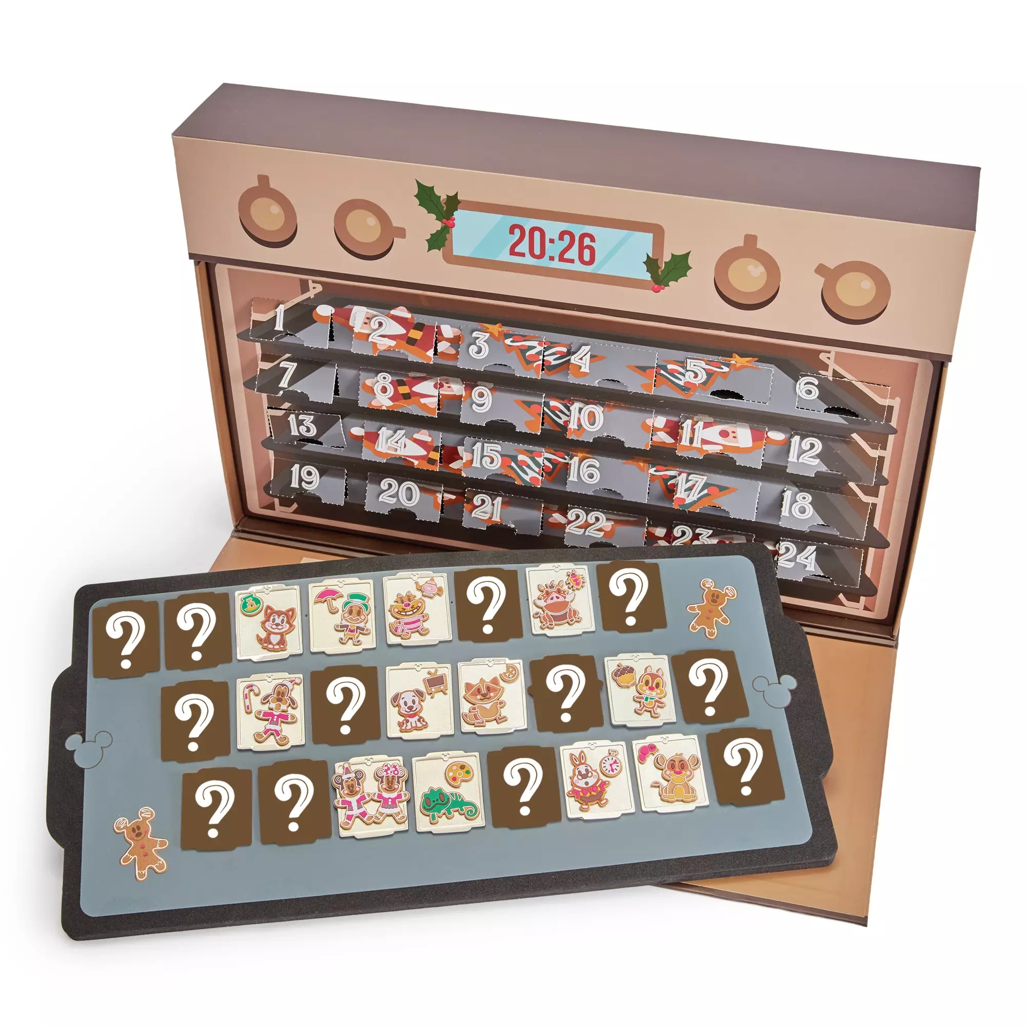 Disney Christmas Cookies 24-Day Advent Calendar Mystery Pin Set 2026 – Limited Edition