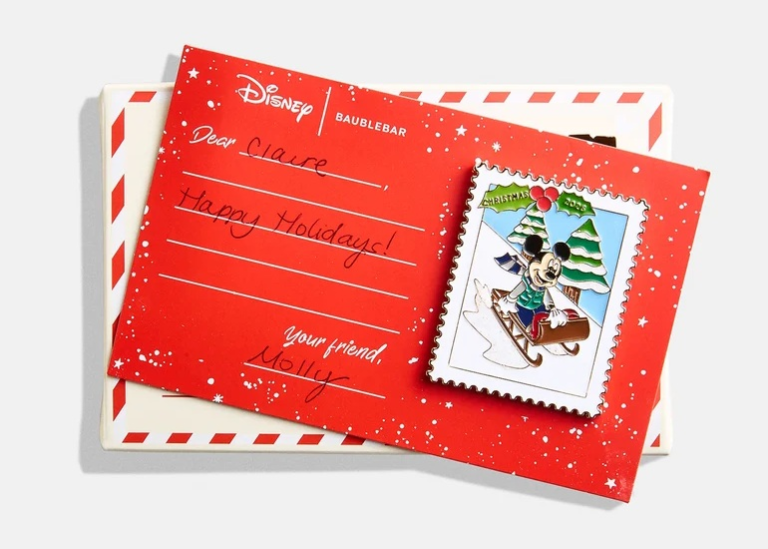 Disney Christmas Stamp Mystery Pin Box