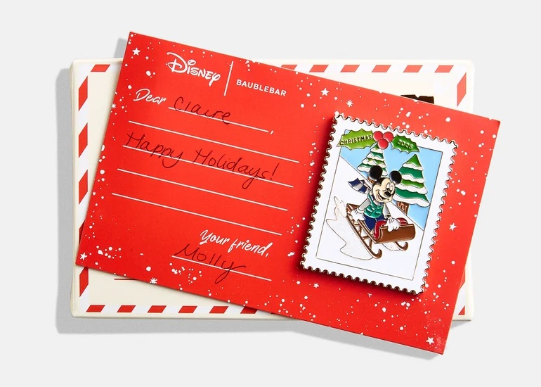Disney Christmas Stamp Mystery Pin Box