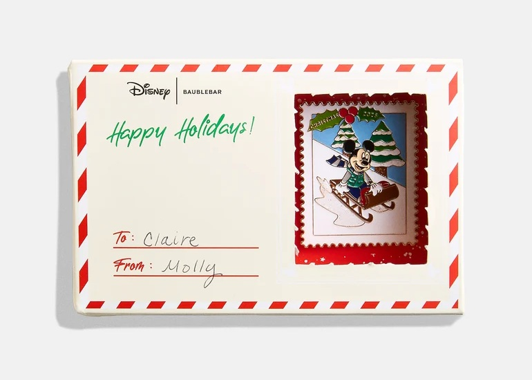 Disney Christmas Stamp Mystery Pin
