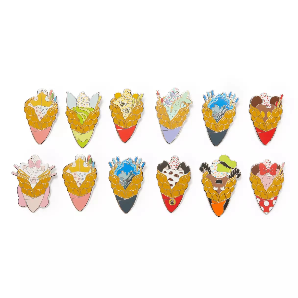 Disney Ice Cream Cones Mystery Pin Blind Pack – 2-Pc. – Limited Release Pins