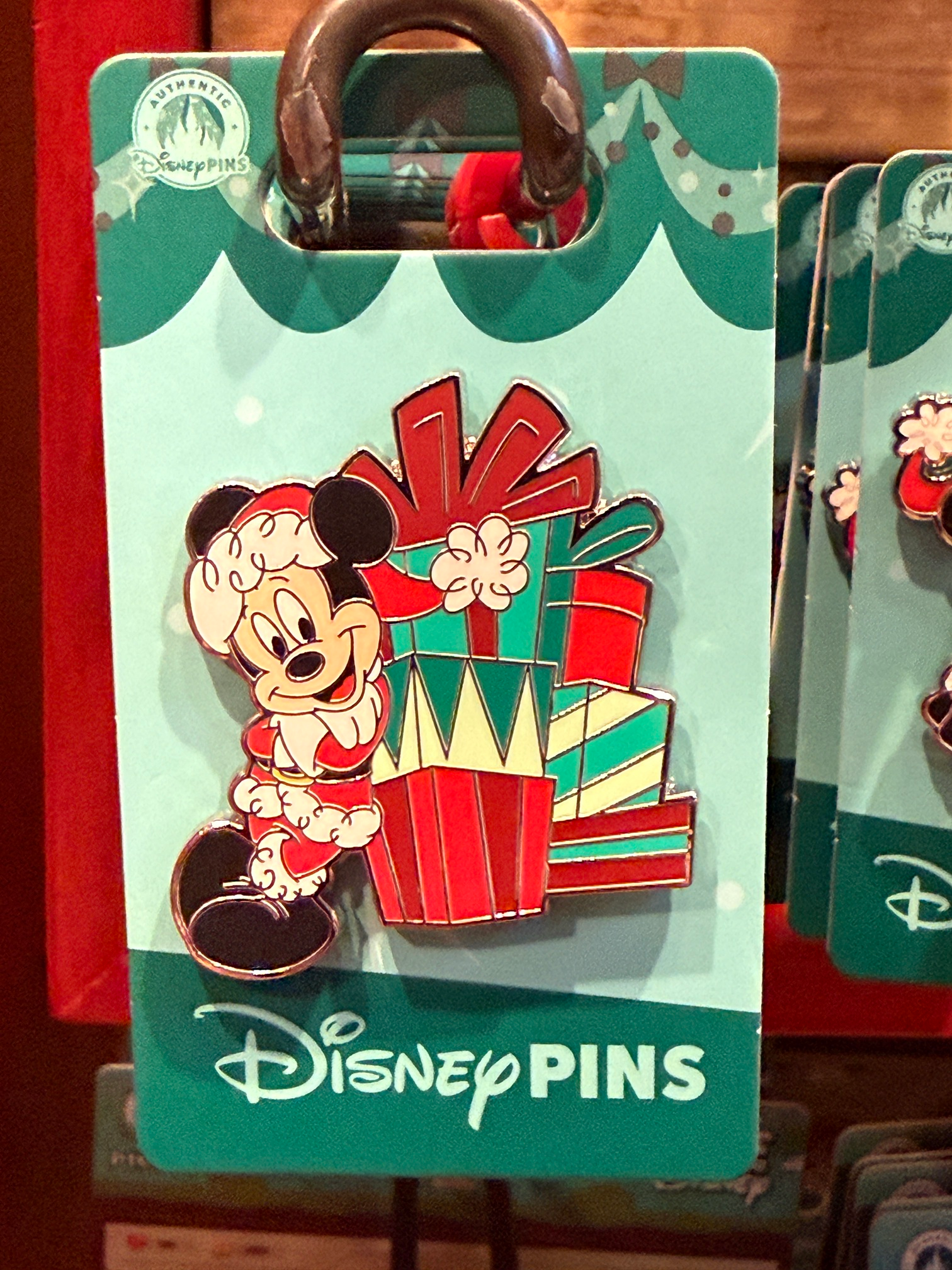 Disney Parks 2026 Santa Mickey Mouse Holiday Pin