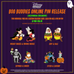 Disney Studio Store Hollywood Boo Buddies Pins