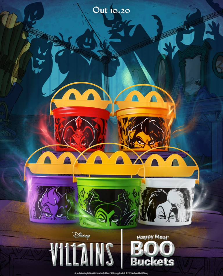 Disney Villains Happy Meal Boo Buckets