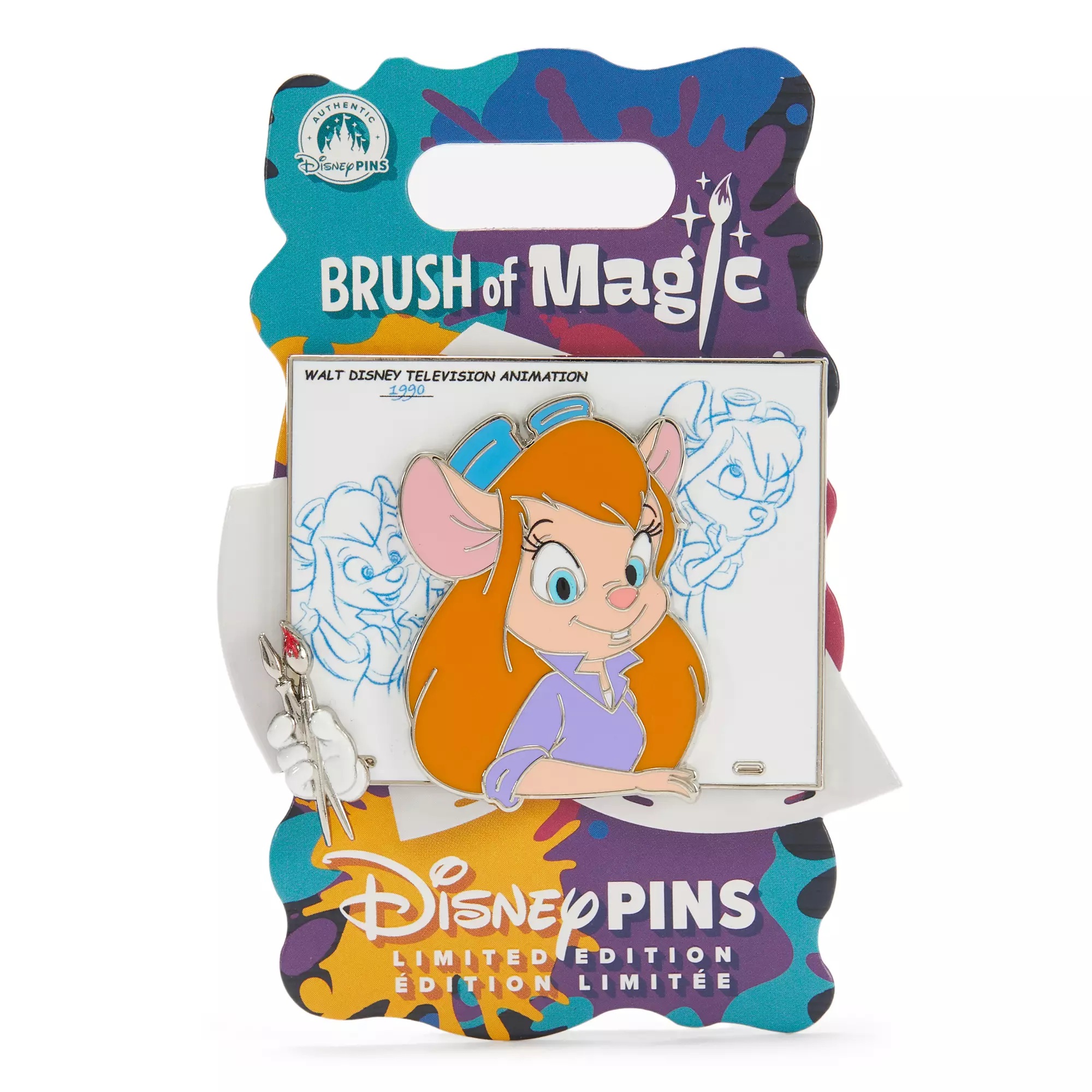 Gadget Pin – Chip 'n Dale's Rescue Rangers – Brush of Magic – Limited Edition