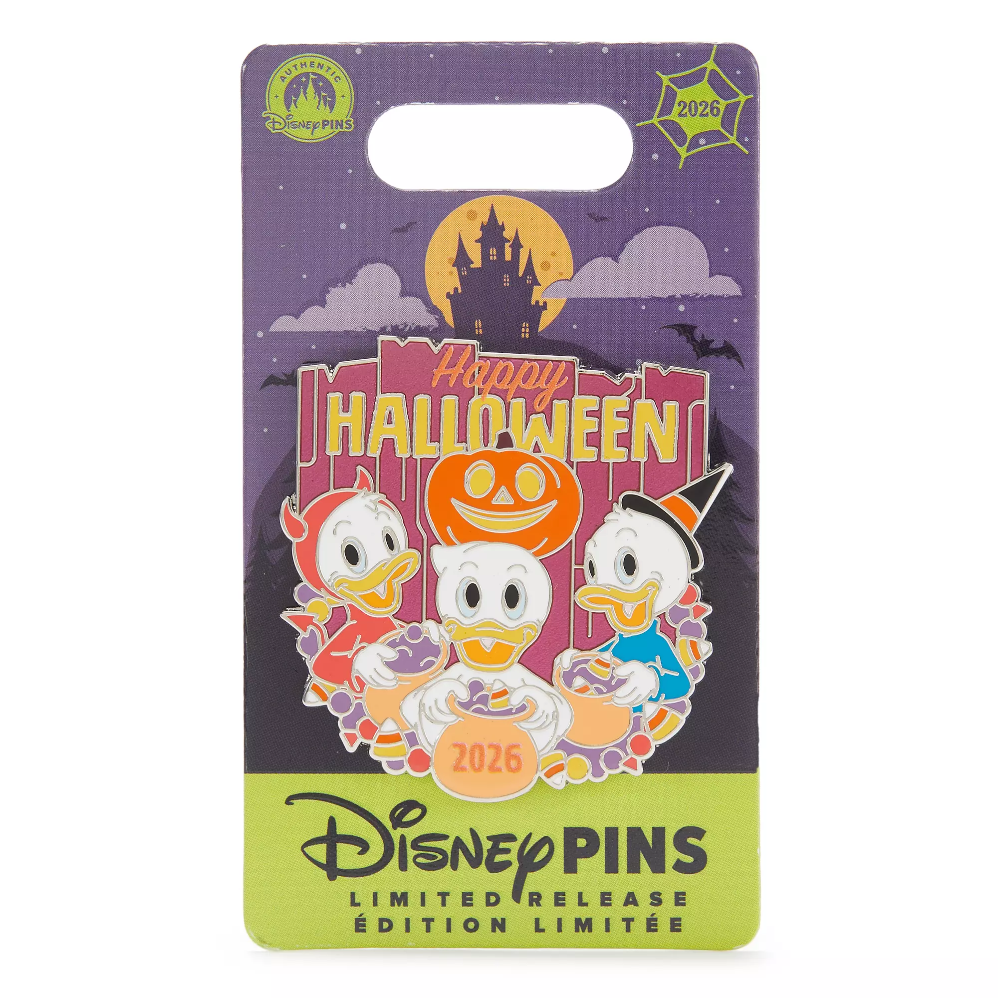 Huey, Dewey and Louie Pin ''Happy Halloween 2026'' – Trick or Treat – Limited Release