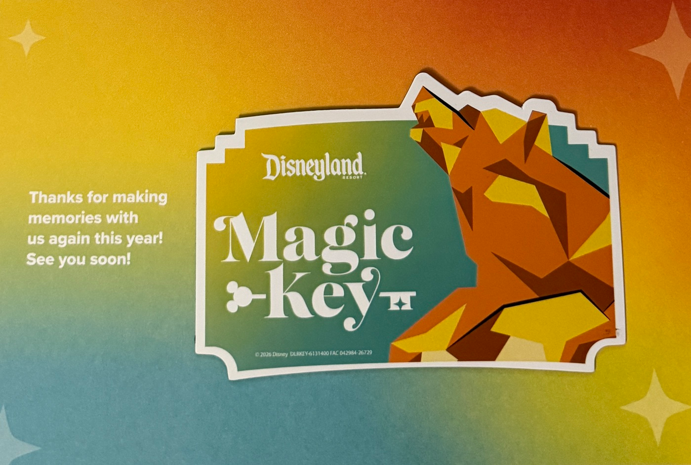 Magic Key Magnet 2026 - Grizzly Peak