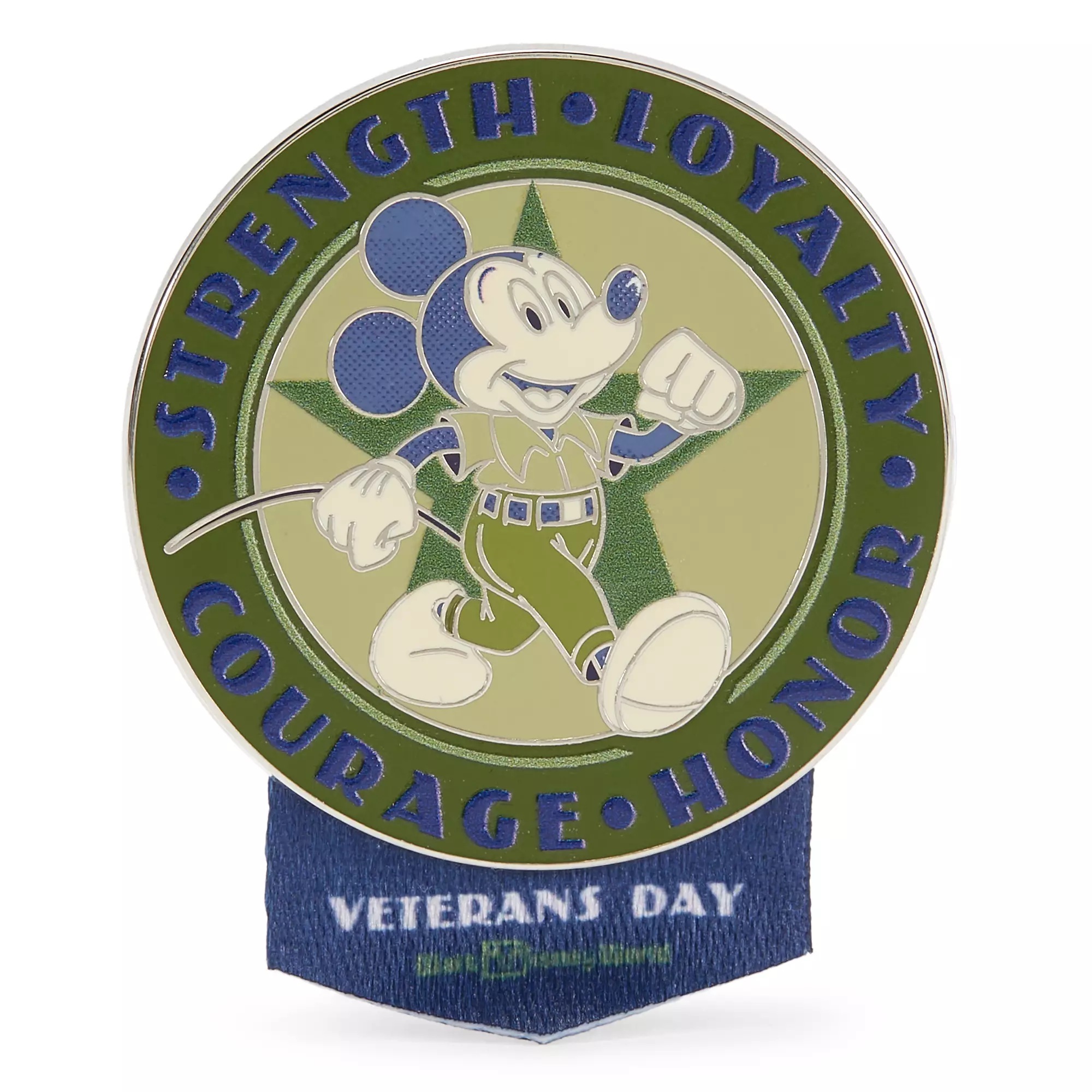 Mickey Mouse Veteran's Day 2026 Pin – Walt Disney World – Limited Release Pin