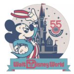 Mickey Mouse and Cinderella Castle Pin – Walt Disney World 55th Anniversary Pin