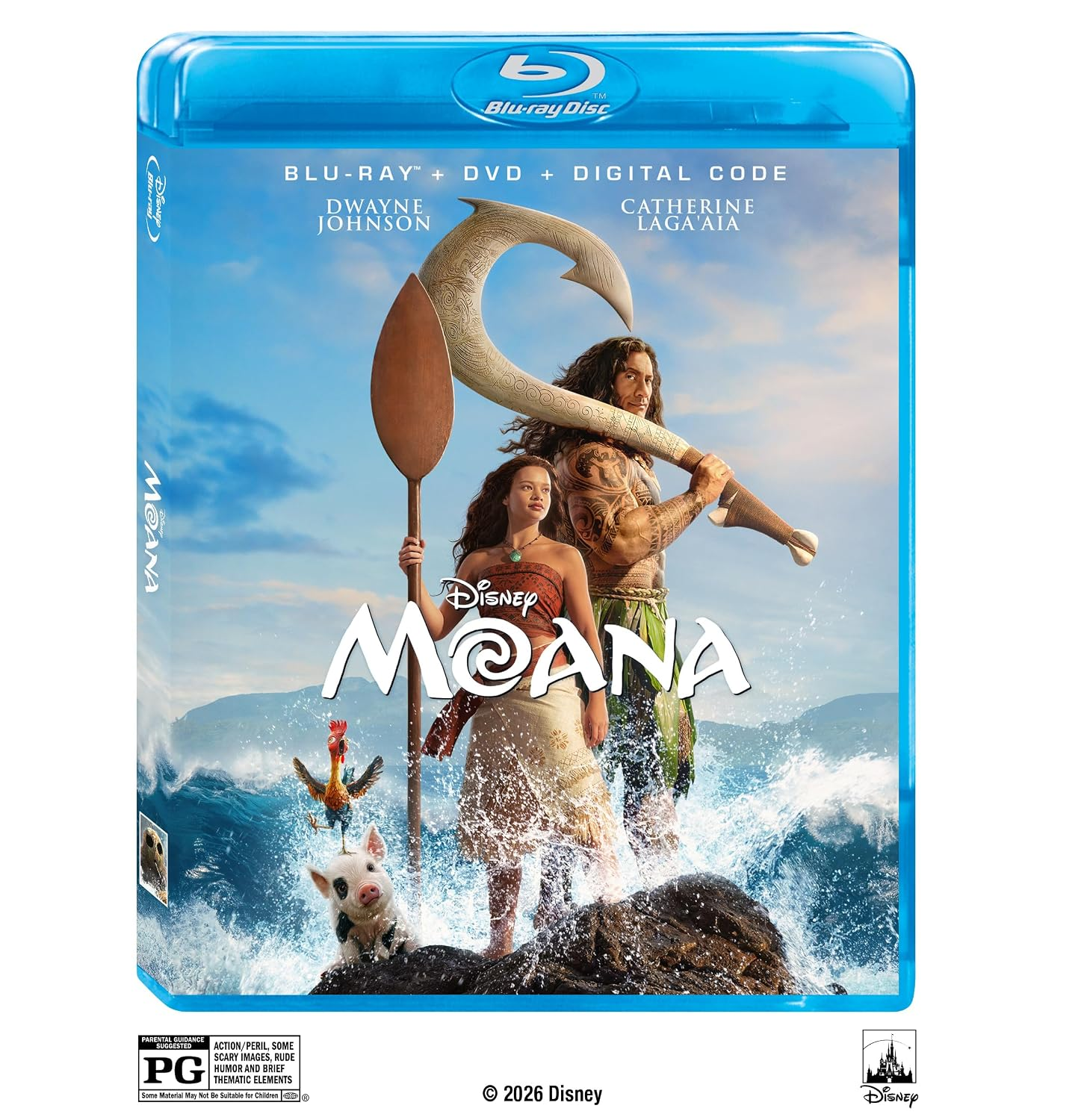 Moana - Blu-ray + DVD + Digital