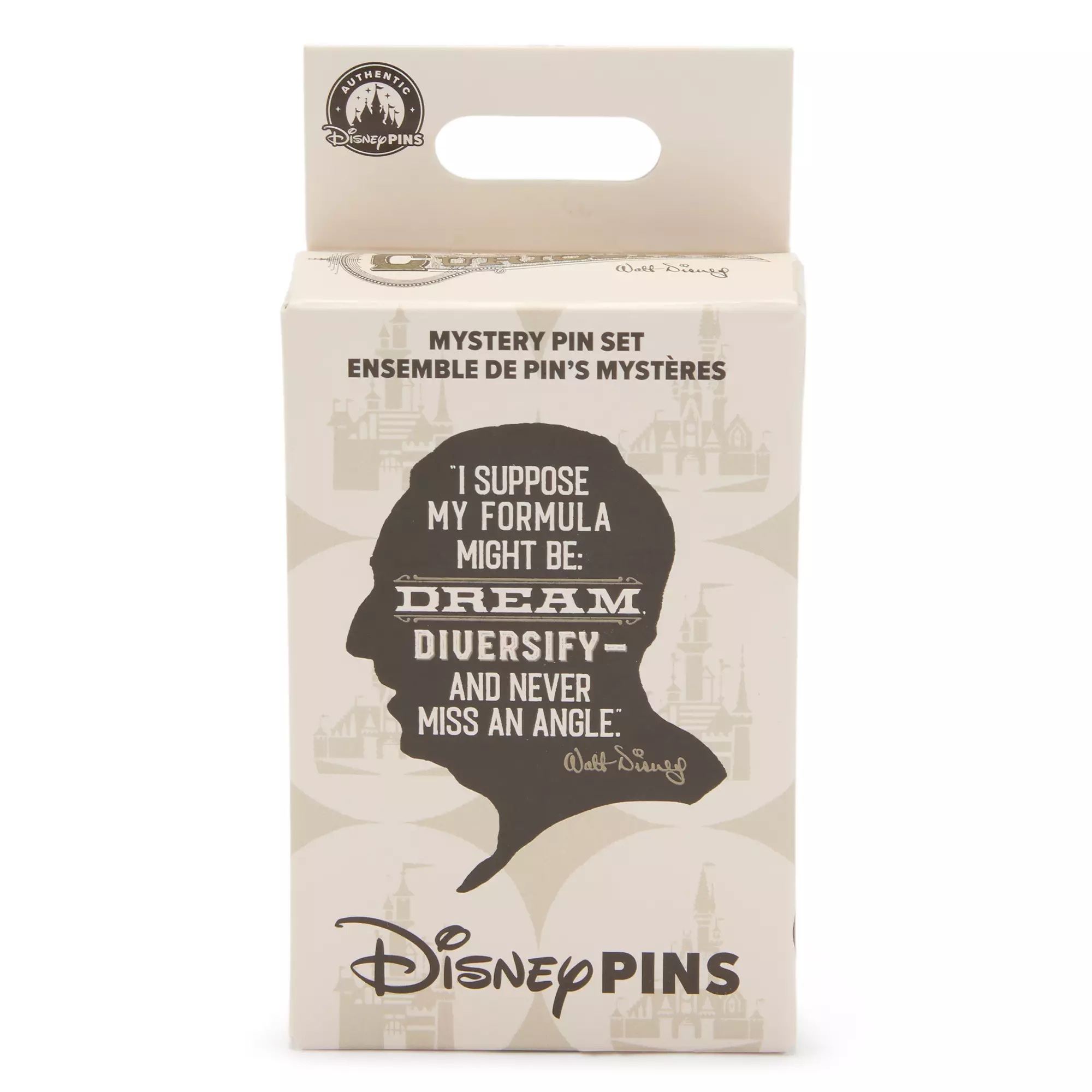 Walt Disney Quotes Mystery Pin Blind Pack – 2-Pc. – Limited Release