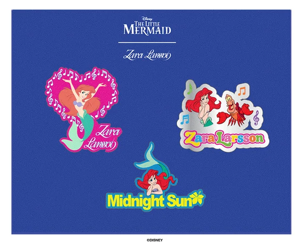 Zara Larsson The Little Mermaid Pin Set
